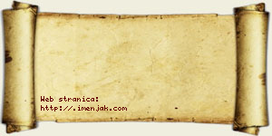 Hana Bodiroga vizit kartica